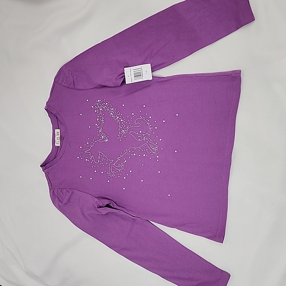 it's our time Girl's Shirt Size: L 14